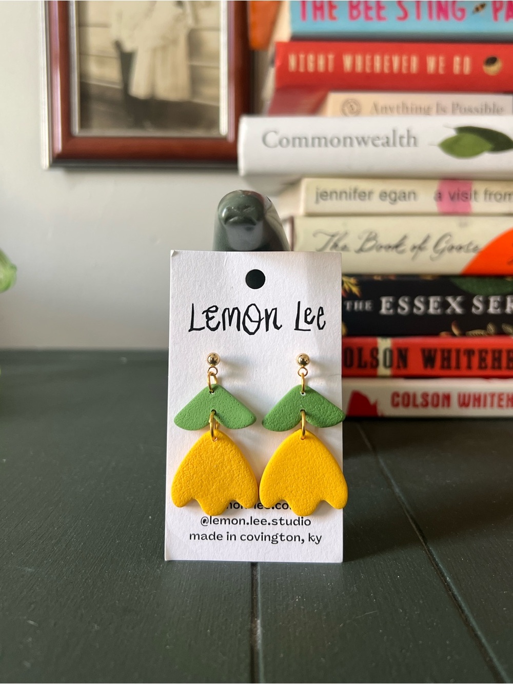 Lemon Lee Tulip Earrings NWT